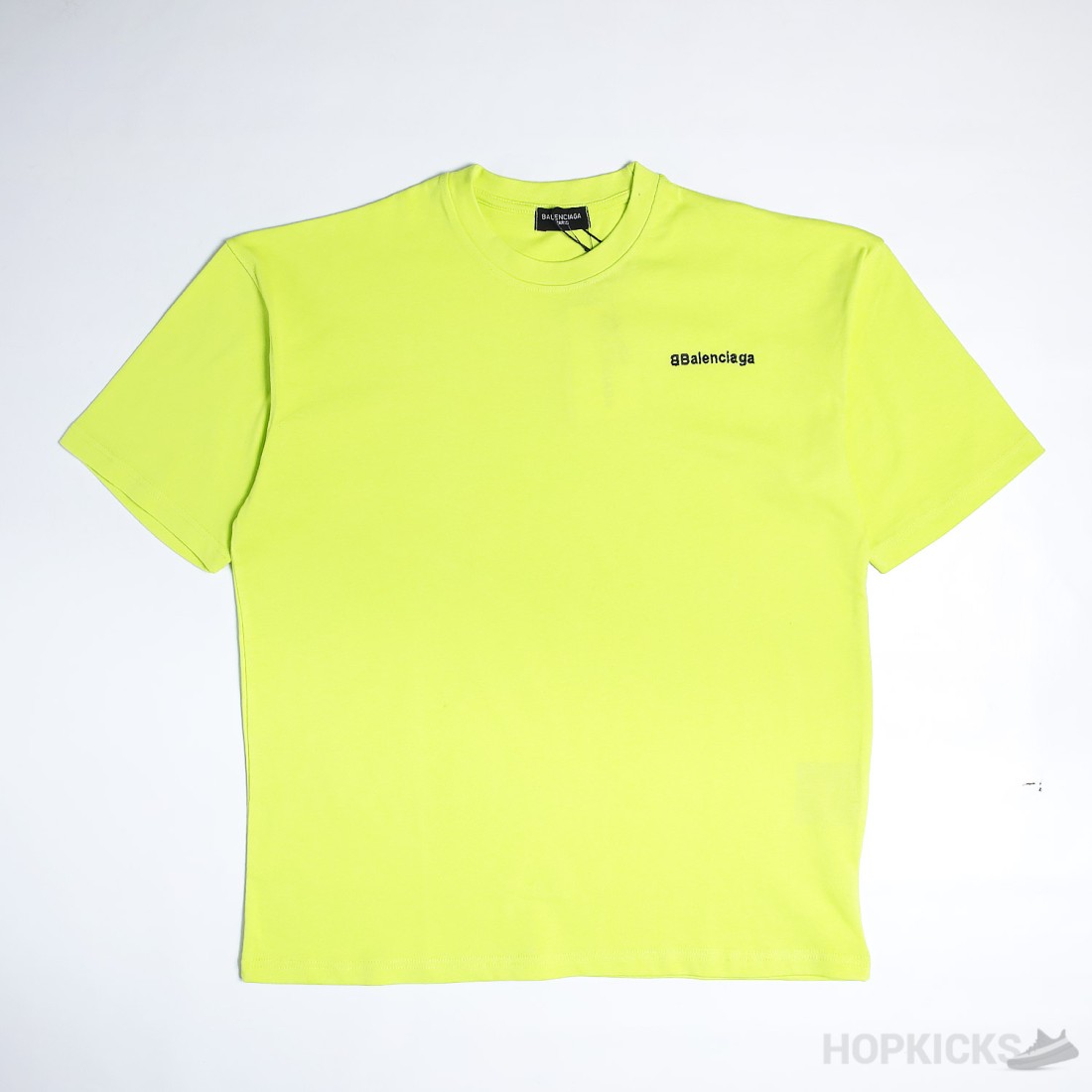 Lime green balenciaga shirt sales